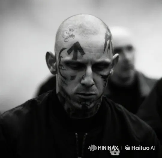 Man with Crown Emblem Expresses Anger in Dimly Lit Room – AI Generated Video | Hailuo AI