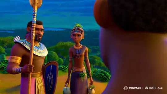 Disney Pixar's Vibrant Animation Showcases Warrior Figures – AI Generated Video | Hailuo AI