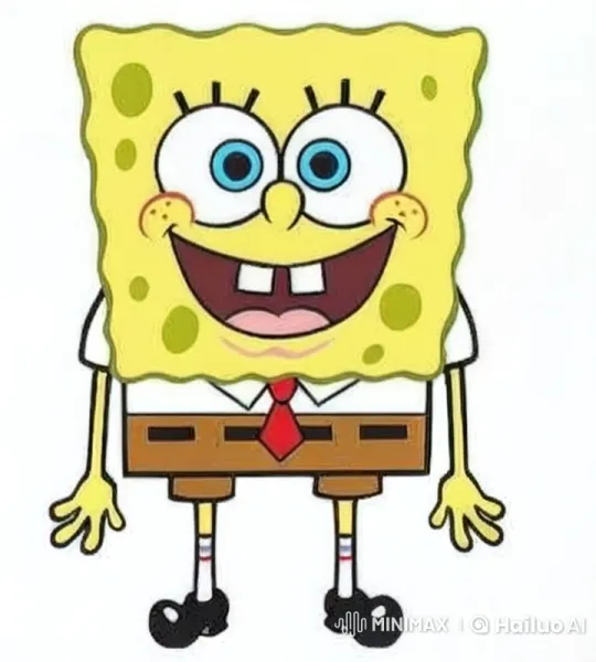 SpongeBob's Energetic and Rapid Movements – AI Generated Video | Hailuo AI