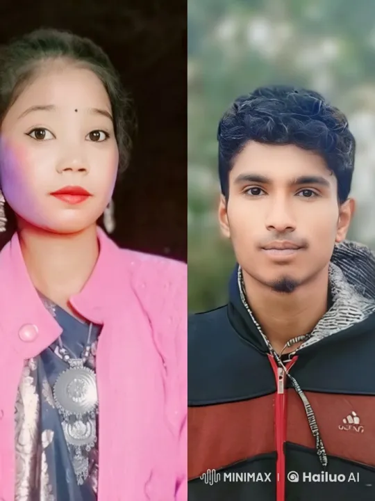Two Individuals Display Poise in Split-Screen Video – AI Generated Video | Hailuo AI