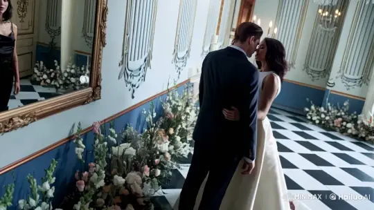 Romantic Couple in Opulent Ballroom with Soft Focus – AI Generated Video | Hailuo AI