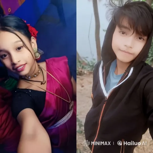 Traditional Girl and Modern Boy's Tender Kiss – AI Generated Video | Hailuo AI