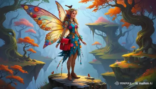 Magical Forest Dance: Live2D Animated Fantasy Scene – AI Generated Video | Hailuo AI