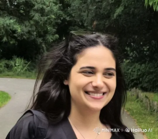 Woman in Park Removes Shirt, Reveals Lingerie – AI Generated Video | Hailuo AI