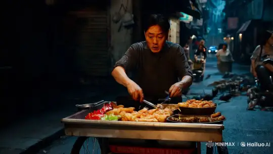 Street Vendor's Nightmare: Rodents and Reptiles Chaos – AI Generated Video | Hailuo AI