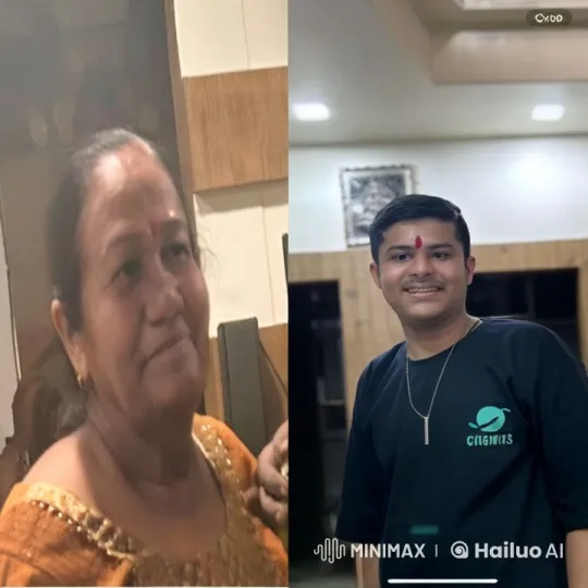 Affectionate Cheek Kiss Between Generations – AI Generated Video | Hailuo AI