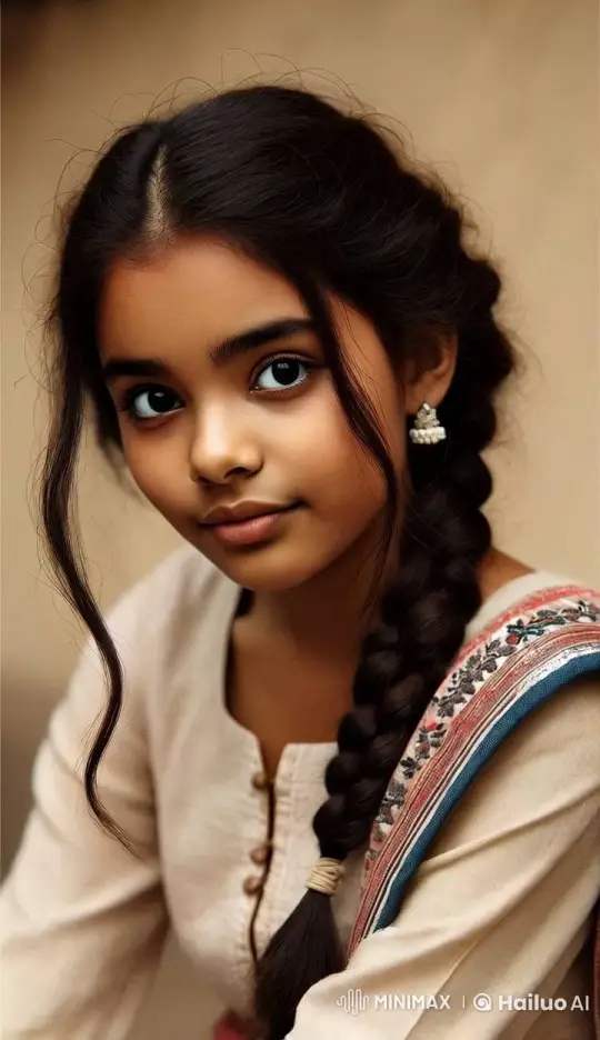 Intelligent Girl Showcases Warmth and Focus – AI Generated Video | Hailuo AI
