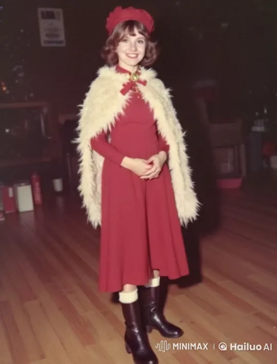 Santa Delivers Joyful Gift to Smiling Woman – AI Generated Video | Hailuo AI