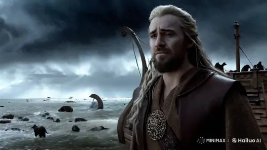 Prophet Noah Reflects on Flood in Cinematic Scene – AI Generated Video | Hailuo AI