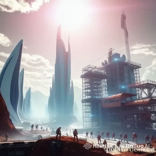 Futuristic Cityscape: Dynamic Life in a High-Tech Metropolis – AI Generated Video | Hailuo AI