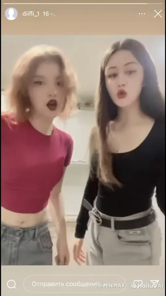Two Women Fighting in a Well-Lit Room – AI Generated Video | Hailuo AI