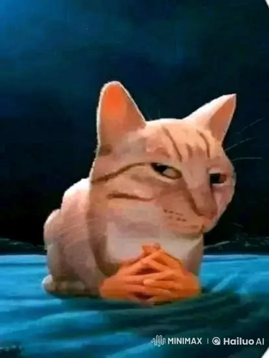 Cat Philosophizes About the Universe in Surreal Scene – AI Generated Video | Hailuo AI
