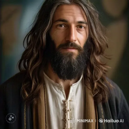 Man Crowned by Symbolic Divine Hands Amidst Sacred Light – AI Generated Video | Hailuo AI