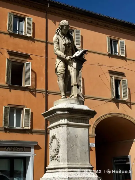 Statue Empowers with Raised Fist on Animated Battery Pedestal – AI Generated Video | Hailuo AI