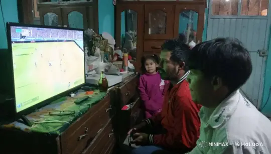 Soccer Video Game Night in a Cozy Room – AI Generated Video | Hailuo AI