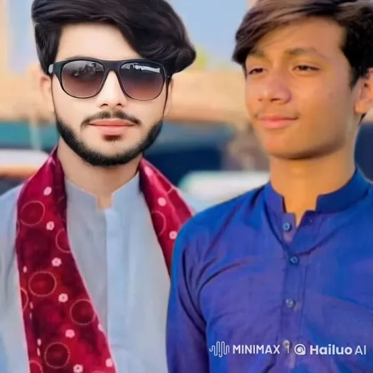 Young Men Share Warm Embrace and Friendly Smiles – AI Generated Video | Hailuo AI