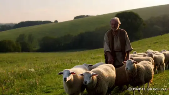 Pastoral Serenity: A Shepherd's Tranquil Afternoon – AI Generated Video | Hailuo AI