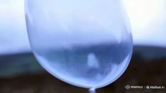 Scottish Cat Revealed Through Burst Balloon in Artful Slow Motion – AI Generated Video | Hailuo AI