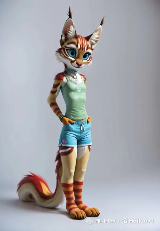 Live2D Animated Anthropomorphic Cat Character Video – AI Generated Video | Hailuo AI