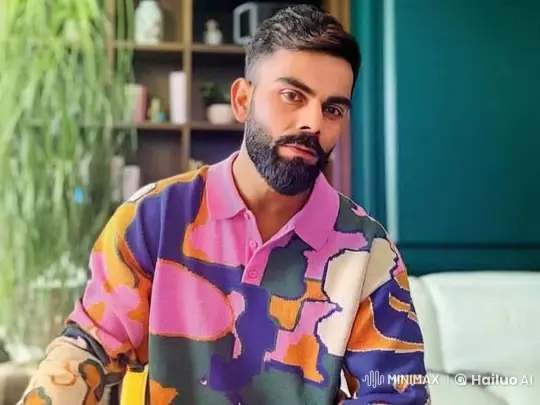 Man Enjoying Meal and Kulfi in Cozy Decorated Room – AI Generated Video | Hailuo AI