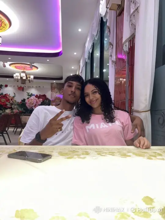 Unexpected Kiss Disrupts Couple's Dinner – AI Generated Video | Hailuo AI