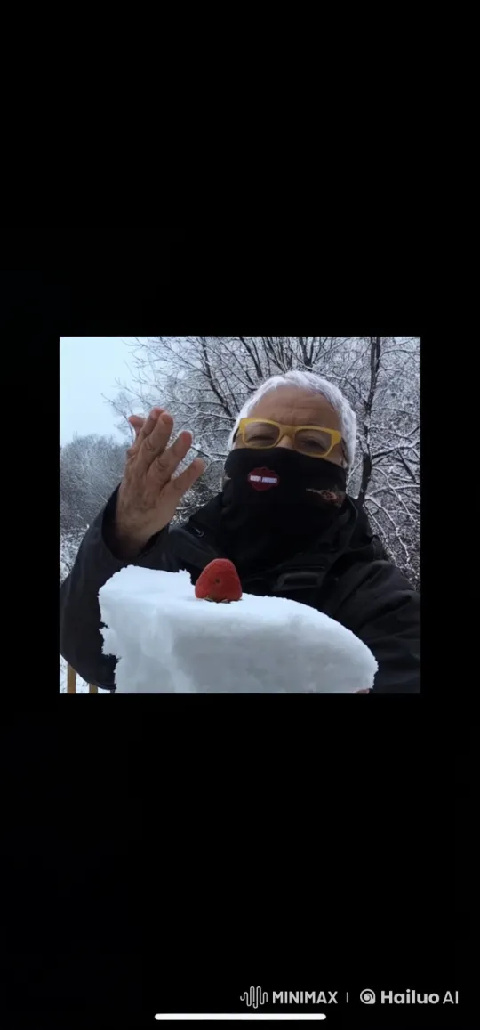 Wintry Gentle Wave with Strawberry on Snow – AI Generated Video | Hailuo AI