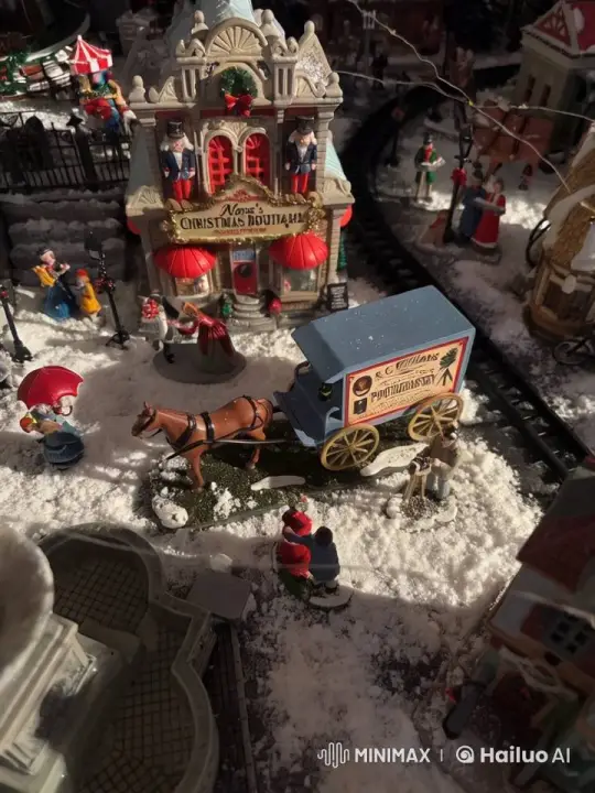 Christmas Village Romance and Festive Cheer – AI Generated Video | Hailuo AI