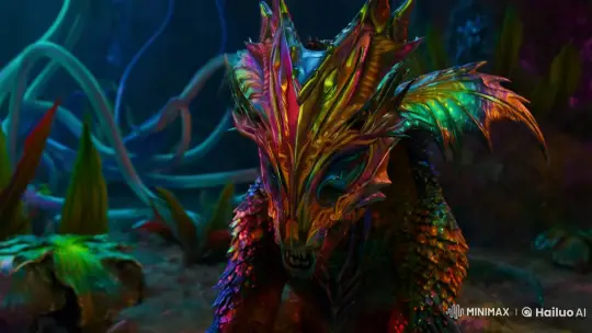 Alkool Demon: A Surreal Encounter of Beauty and Terror – AI Generated Video | Hailuo AI