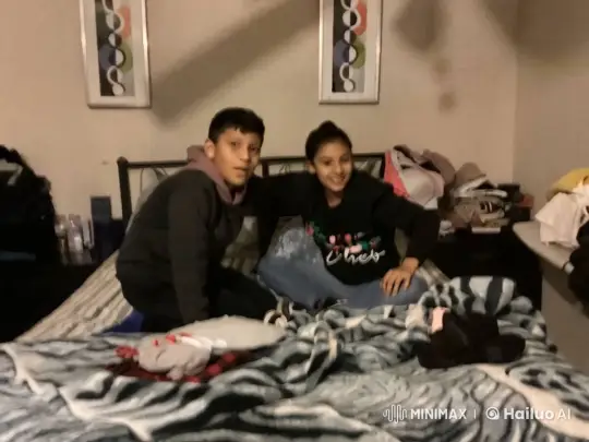 Children Sharing an Innocent Kiss on a Bed – AI Generated Video | Hailuo AI