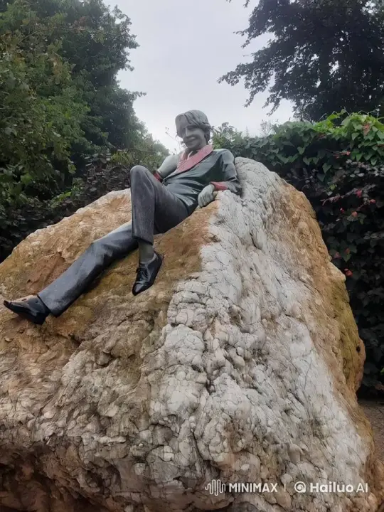 Animated Statue Transitions from Resting to Rising – AI Generated Video | Hailuo AI
