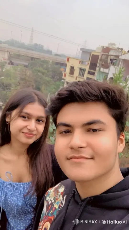 Young Couple Shares Tender Kiss Outdoors – AI Generated Video | Hailuo AI