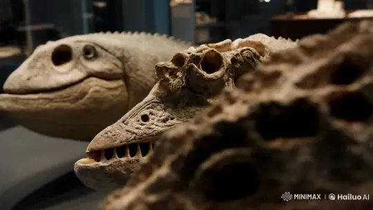 Ancient Whale's Auditory Evolution: A Scholarly Study – AI Generated Video | Hailuo AI
