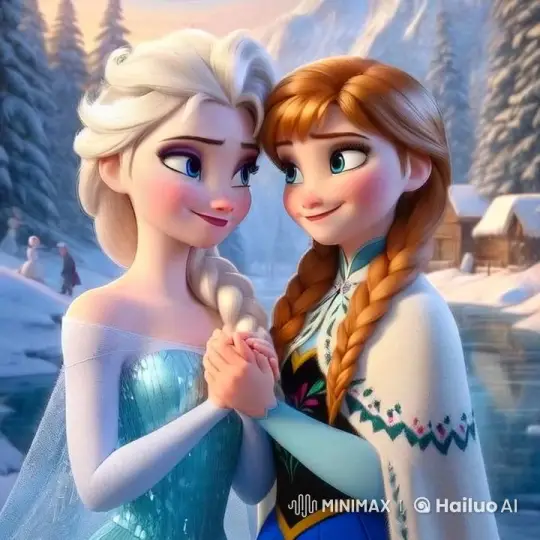 Frozen Sisters' Dramatic Argument Leads to Fall – AI Generated Video | Hailuo AI