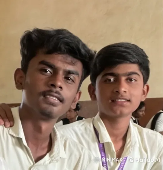 Two Young Men Share a Gentle Kiss in a Classroom Setting – AI Generated Video | Hailuo AI