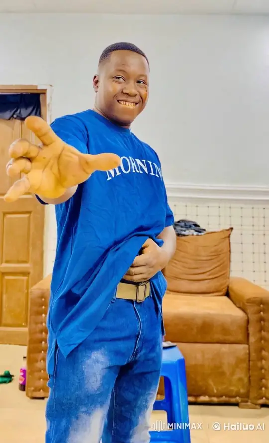 Confident Young Man in Cozy Living Room – AI Generated Video | Hailuo AI