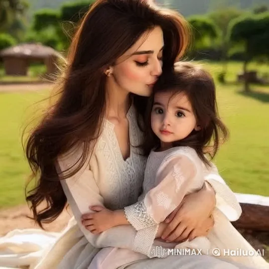 Mother and Daughter's Tender Winter Embrace – AI Generated Video | Hailuo AI
