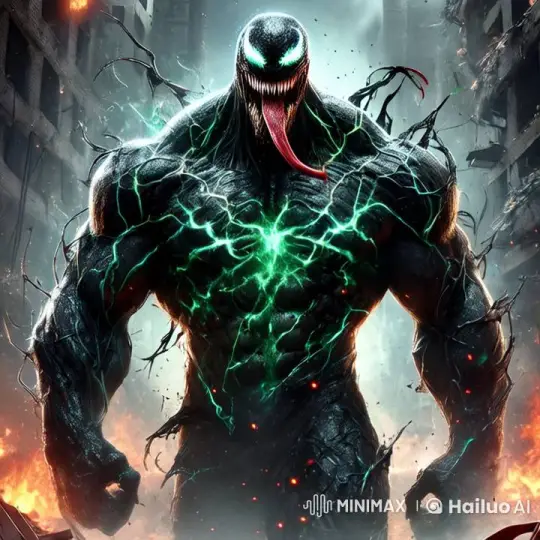 Dynamic Live2D Character: Menacing Suit and Intense Presence – AI Generated Video | Hailuo AI