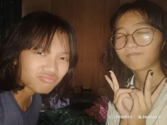 Girls Engage in Playful Fight in Bedroom – AI Generated Video | Hailuo AI