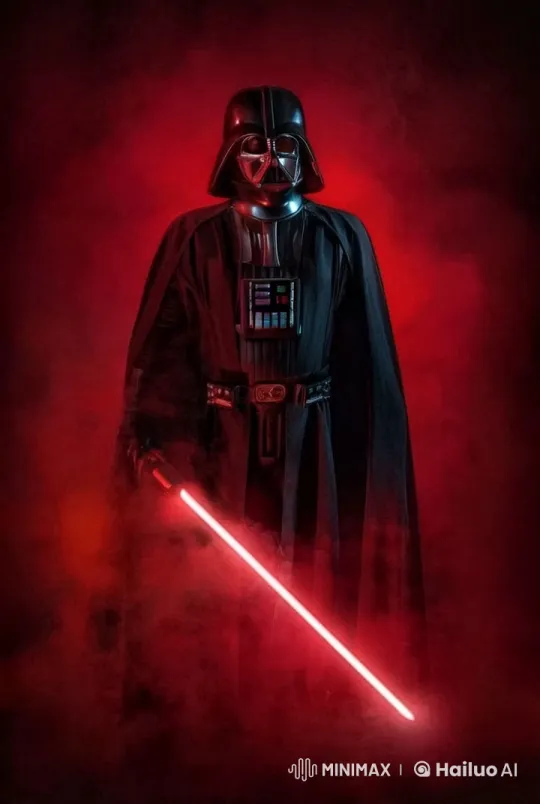 Darth Vader vs. Lightning McQueen in a Dramatic Confrontation – AI Generated Video | Hailuo AI