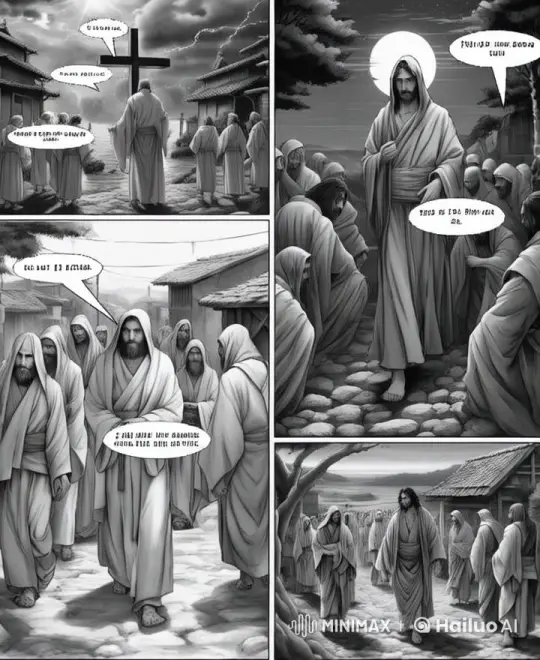 Biblical Drama and Inspiration in Live2D Animation – AI Generated Video | Hailuo AI