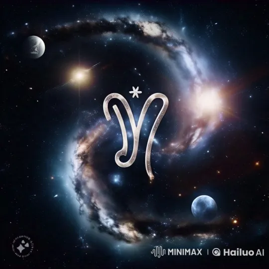 Cosmic Galaxy and Pulsing Symbol in Live2D Animation – AI Generated Video | Hailuo AI