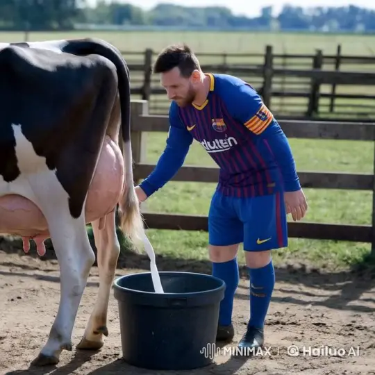 Title: Messi's Farming Adventure – AI Generated Video | Hailuo AI