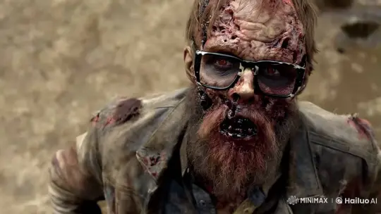 High Aesthetic Study of a Male Zombie in 'Walking Dead' Style – AI Generated Video | Hailuo AI