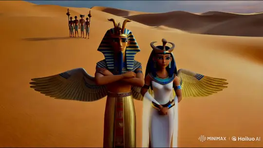 The Legend of Isis and Osiris: Aesthetic Panorama of Ancient Egypt – AI Generated Video | Hailuo AI