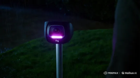 Ring Stick Up Cam Solar Showcases Night Vision and Humor – AI Generated Video | Hailuo AI