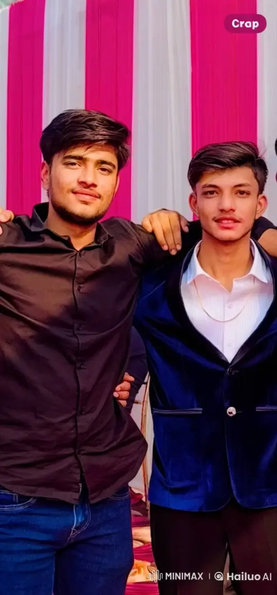 Two Men Sharing an Intimate Kiss in Pink and White Setting – AI Generated Video | Hailuo AI