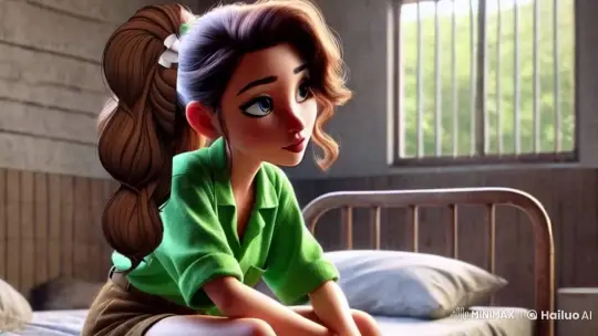 Young Woman Finds Solace in Reading – AI Generated Video | Hailuo AI