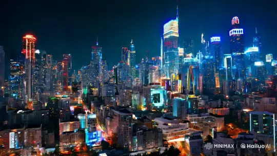 Superman and Hulk Clash in Neon-Lit Metropolis – AI Generated Video | Hailuo AI