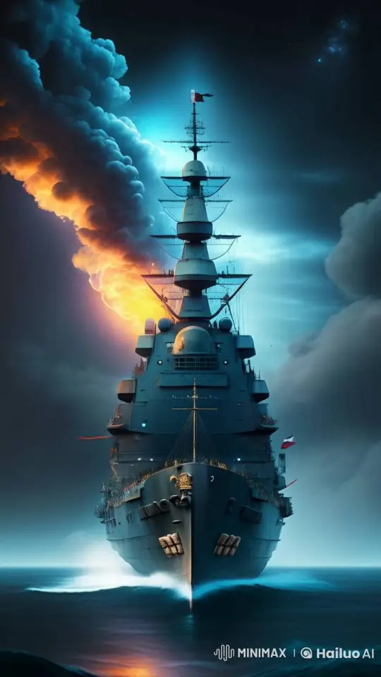 Majestic Battleship Transforms into a Giant Shark – AI Generated Video | Hailuo AI