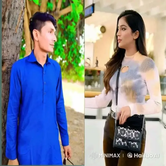 Couple's Tender Encounter with Animated Elements – AI Generated Video | Hailuo AI